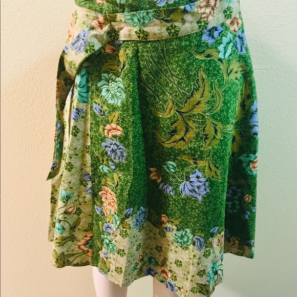 FARUZZI Floral Batik Wrap Skirt - Picture 3 of 4
